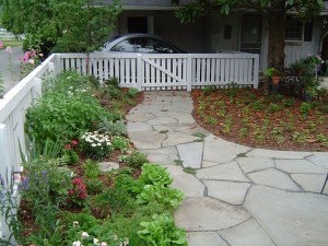 Stone path from F.A. Hobson of Delmarva.