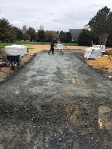 Driveway base material