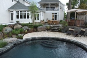 pool and landscape