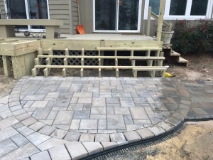 Back door pavers